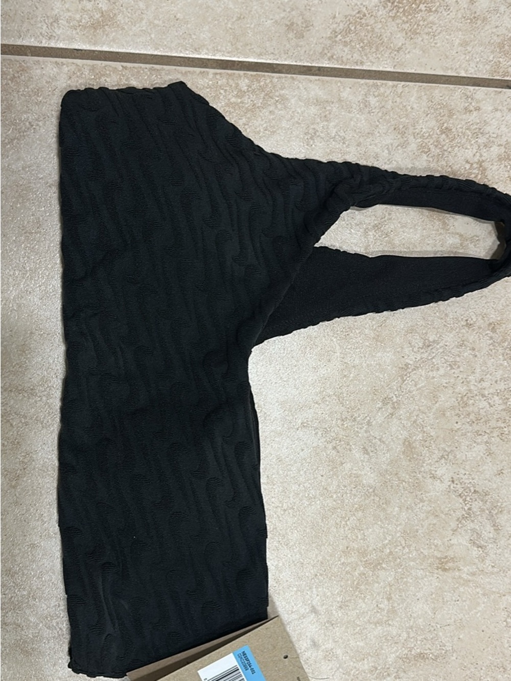 Nike Black Crop Tank Top